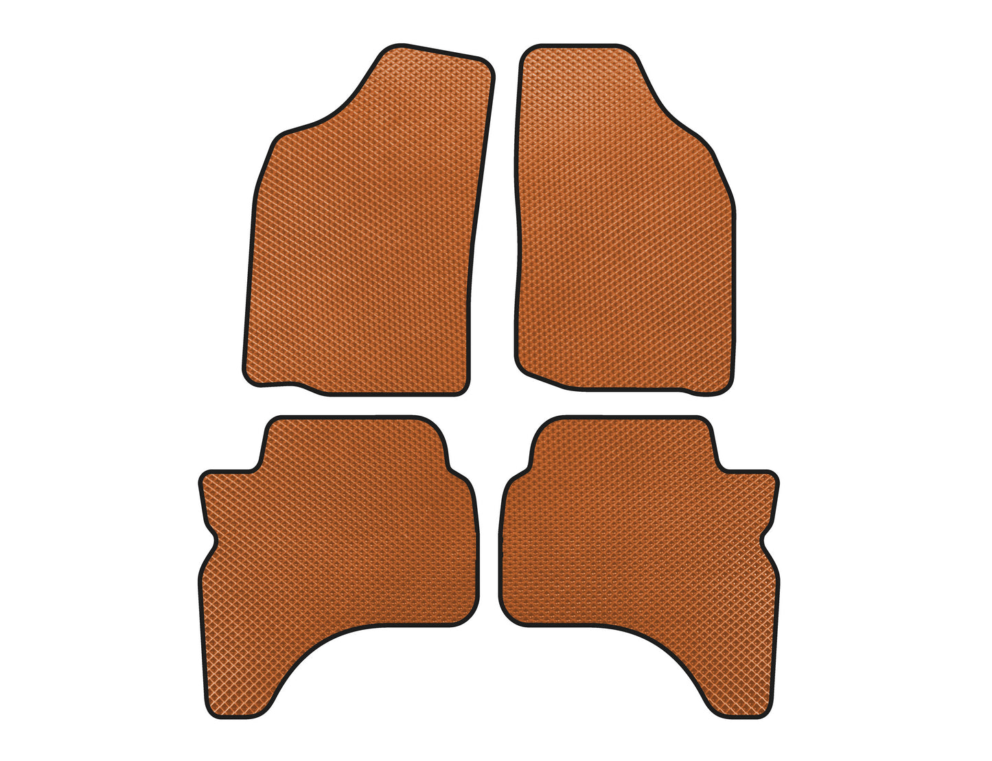EVA Floor Mats (Orange) for Mitsubishi L200 1996-2006 - image 1