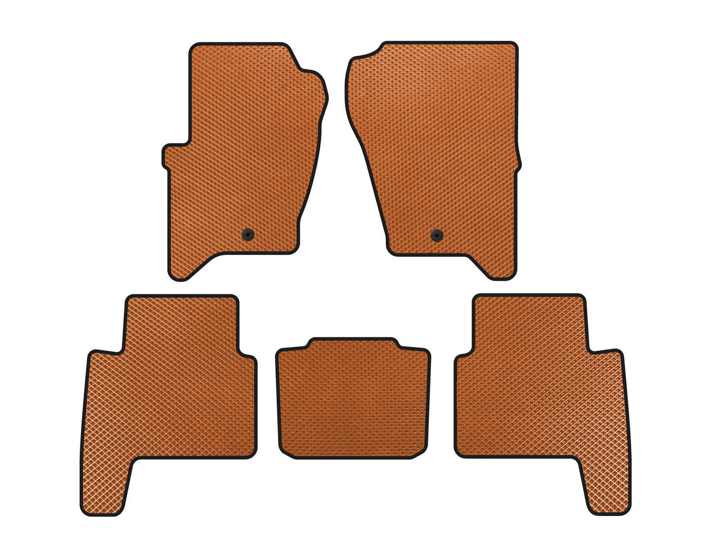 EVA floor mats (2005-2009, Orange) for Range Rover Sport 2005-2013 - image 1