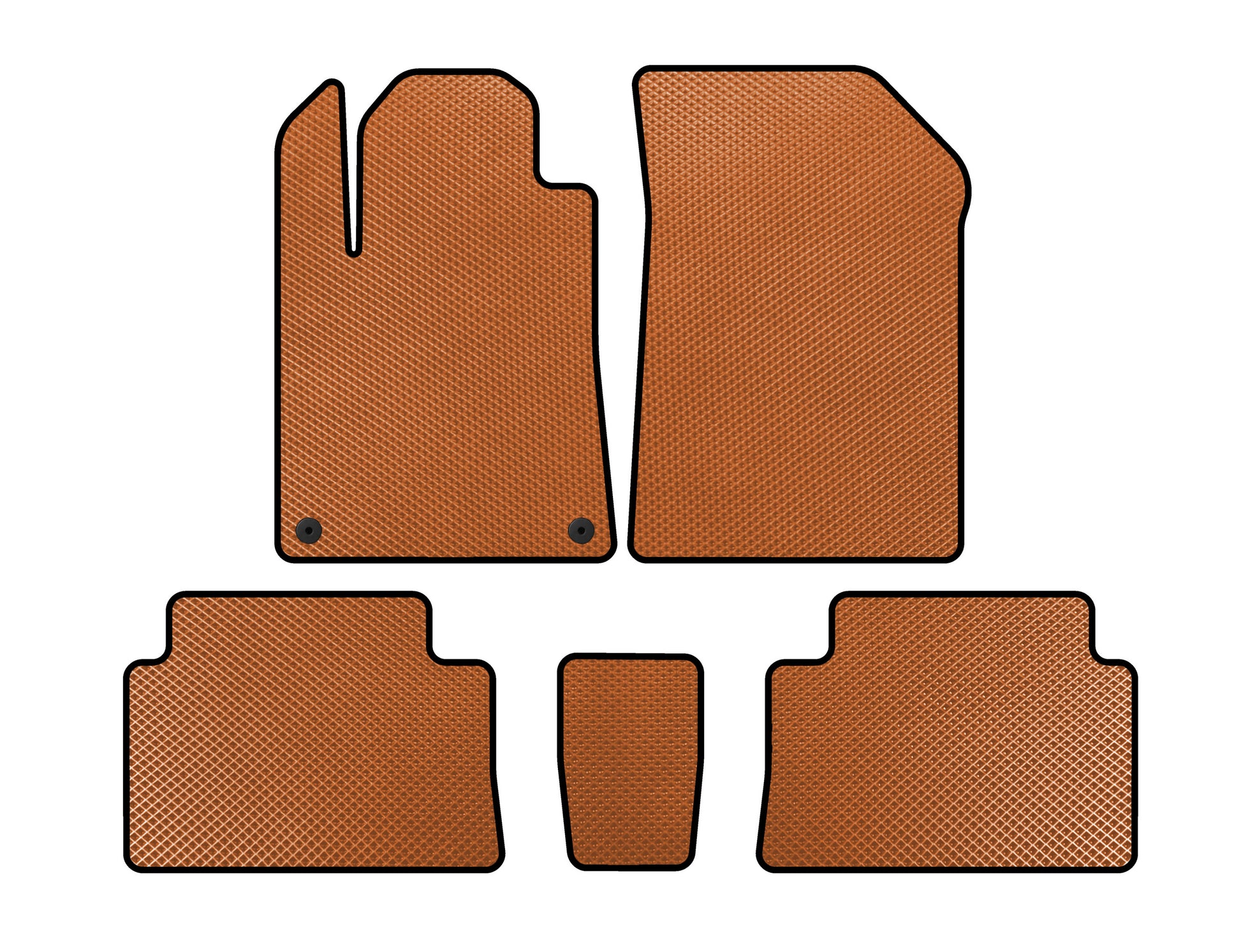 EVA Floor Mats (Orange) for Citroen C-5 2001-2008 - image 1