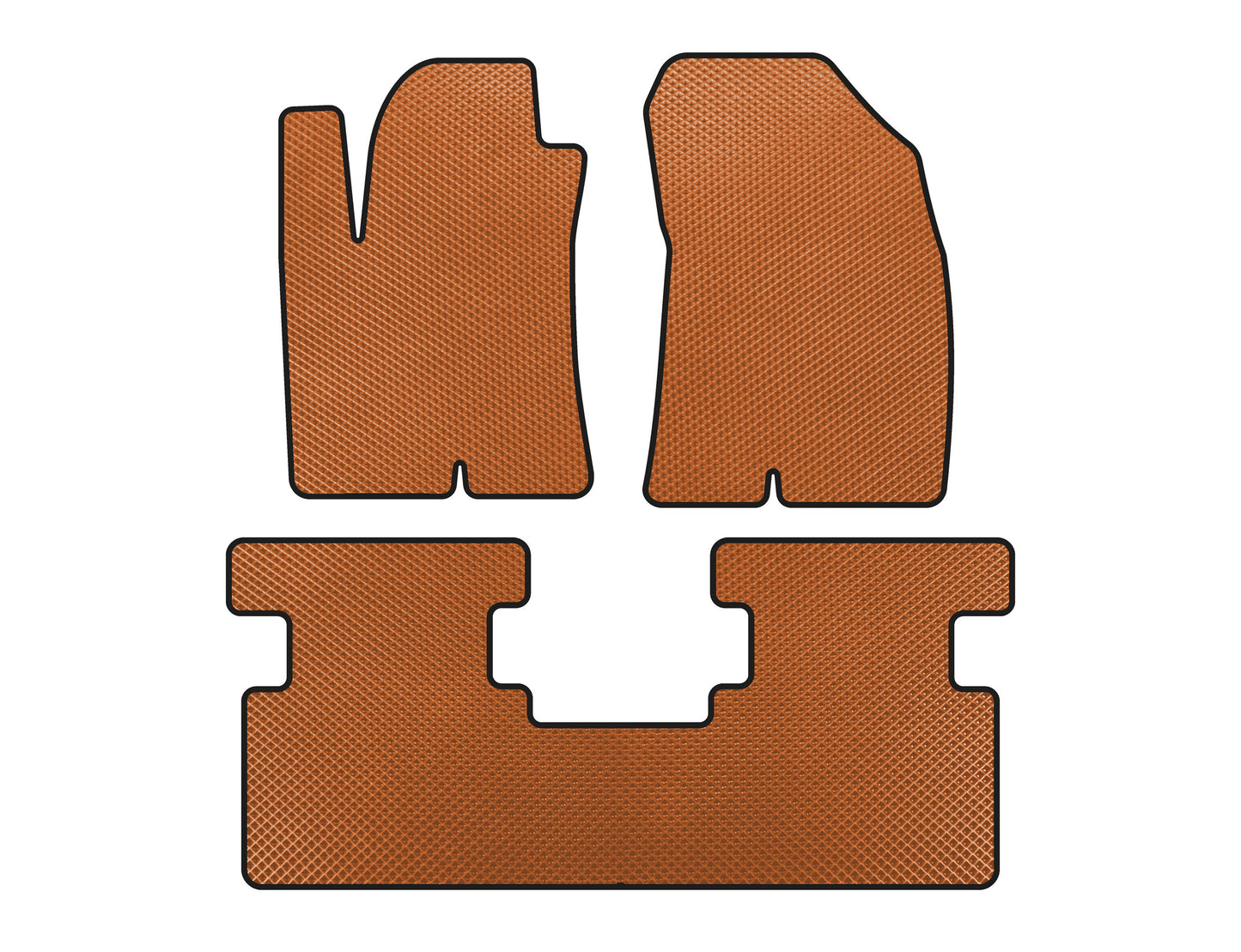 EVA Floor Mats (2WD, Orange) for Great Wall Haval Jolion 2020- - image 1