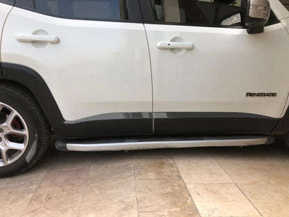 Black Chrome Door Mouldings (4 pcs, Stainless Steel) for Jeep Renegade 2014- - image 4