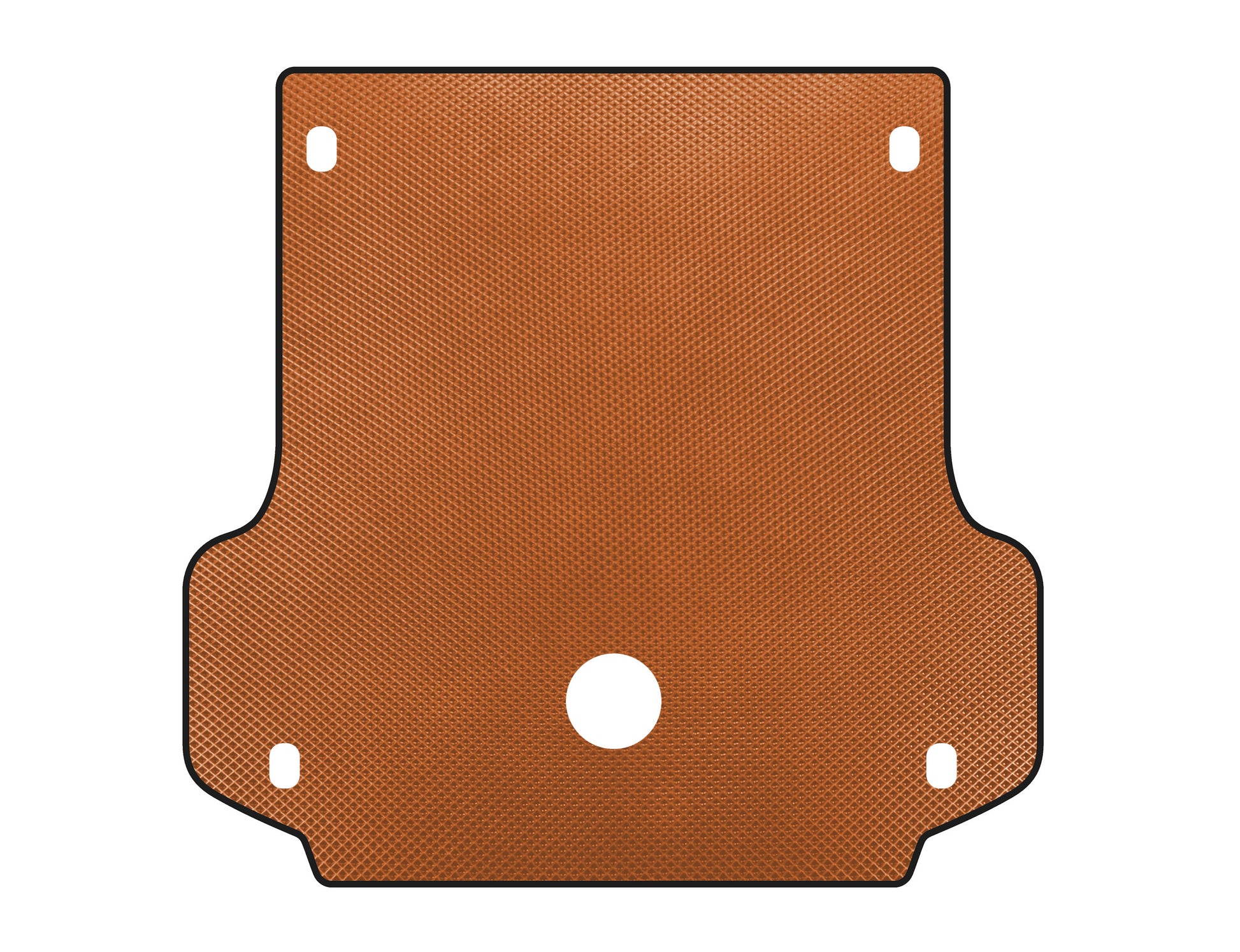 Trunk mat (2008-2013, Orange) for Mitsubishi Pajero Sport 2008-2015 - image 1
