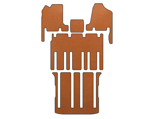 EVA Floor Mats (3 Rows, Orange) for Kia Carnival 2002-2013 - image 1