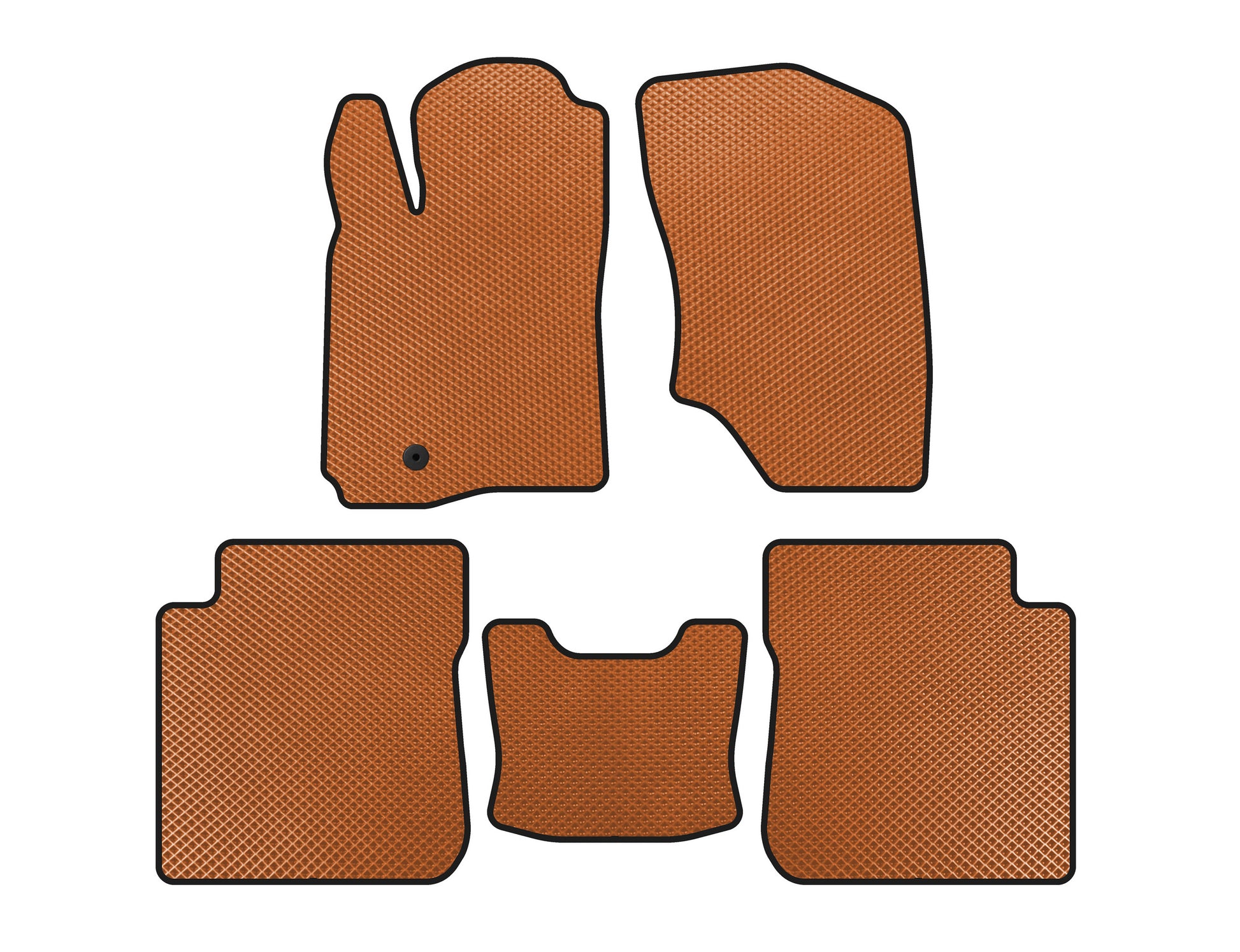 EVA Floor Mats (Orange) for Mitsubishi Outlander 2001-2006 - image 1
