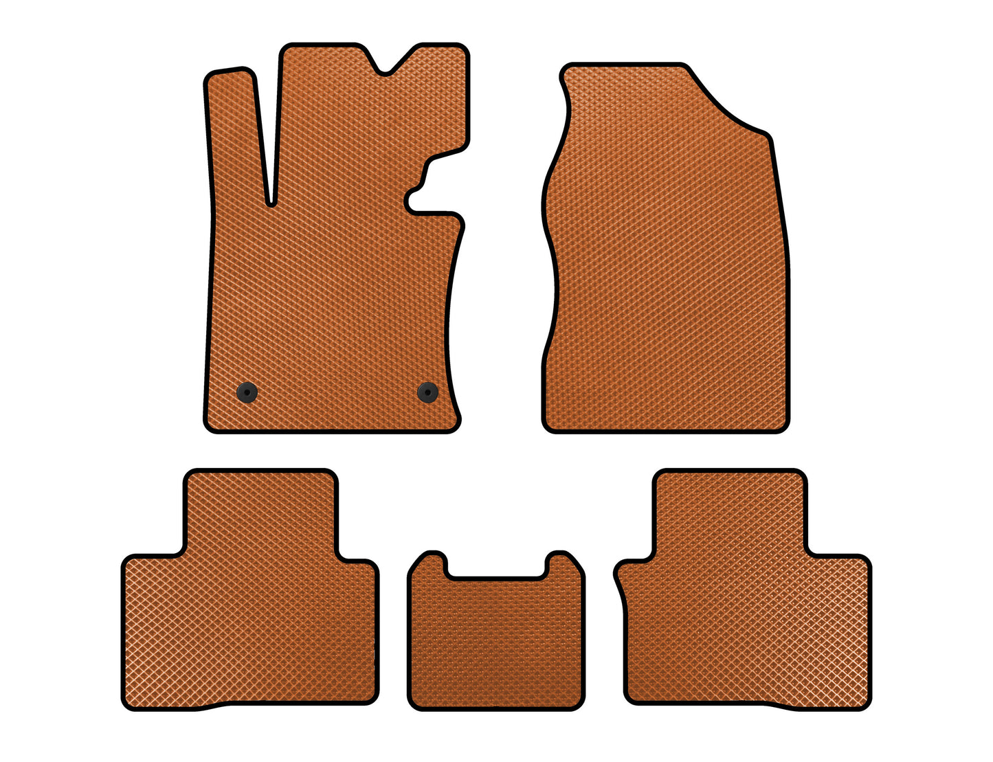 EVA Floor Mats (Orange) for SsangYong Tivoli 2015- - image 1