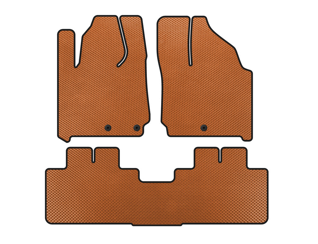EVA Floor Mats (Orange) for Cadillac SRX 2010-2016 - image 1
