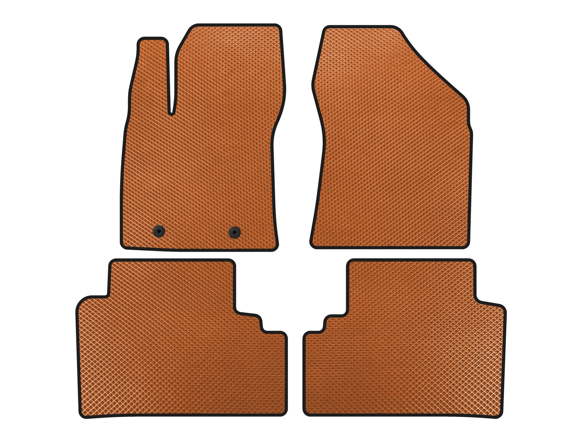 EVA Floor Mats (SD, Orange) for Toyota Avensis 2009-2018 - image 1
