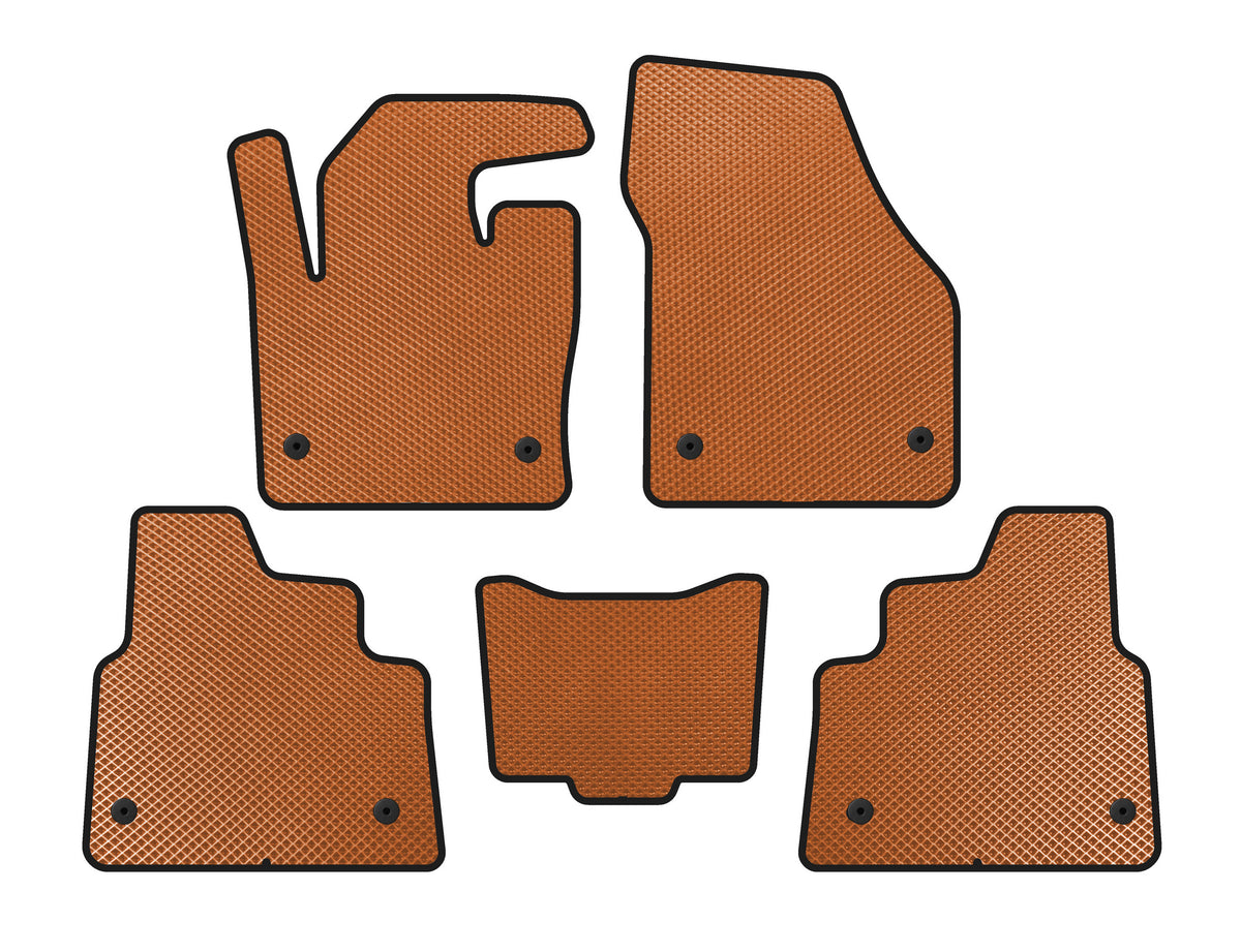 EVA floor mats (2019-, Orange) for Land Rover Discovery Sport 2014- - image 1