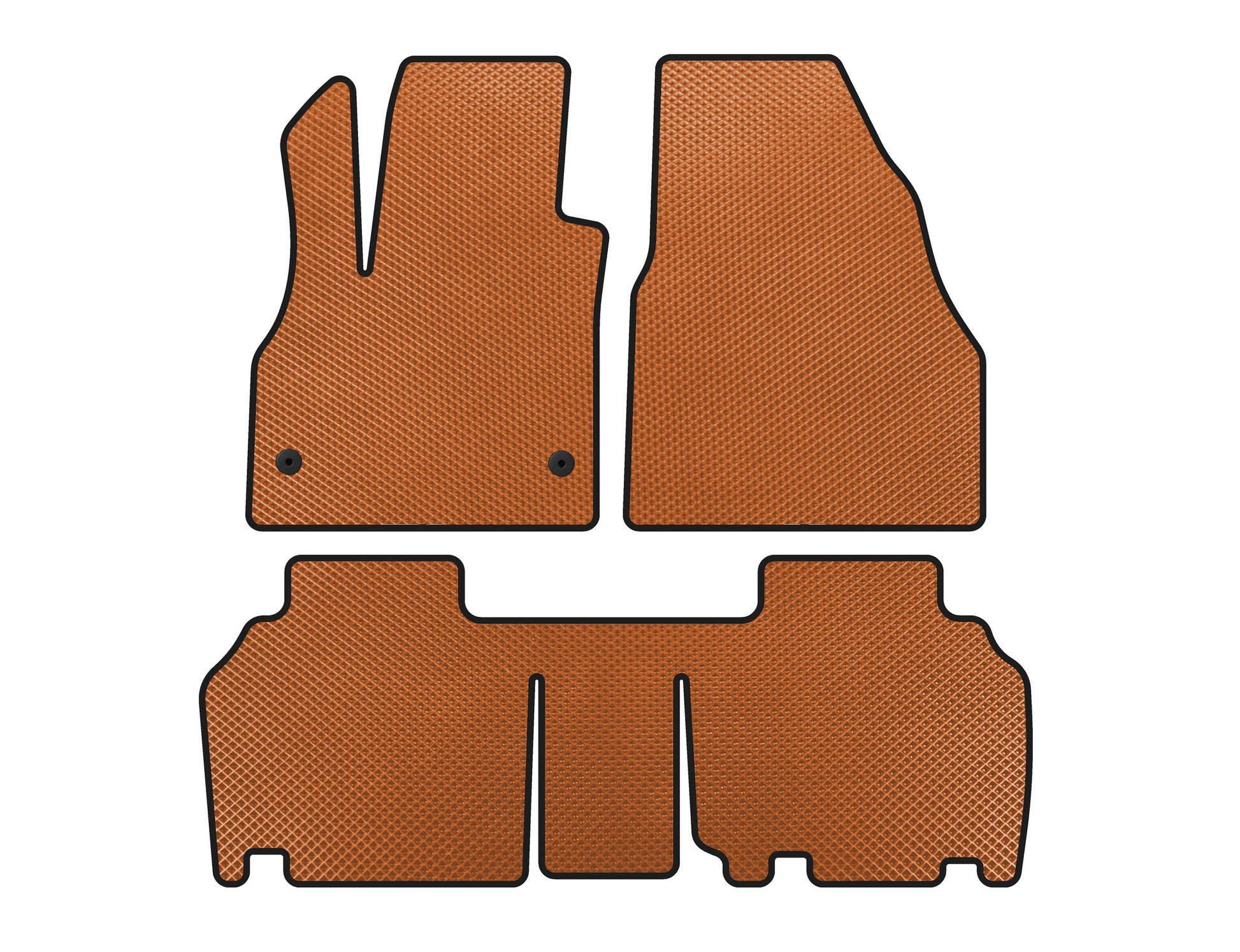 EVA Floor Mats (2 Rows, 5-Door/7-Seater, Orange) for Renault Kangoo 2008-2020 - image 1