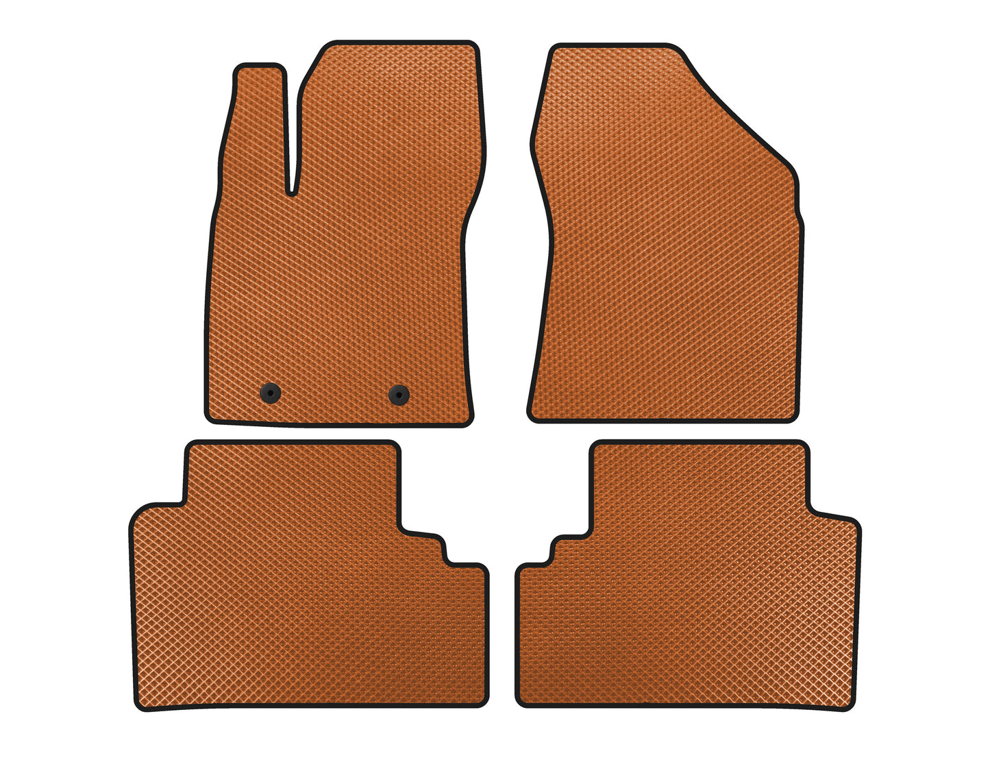 EVA Floor Mats (SD, Orange) for Toyota Avensis 2009-2018 - image 1