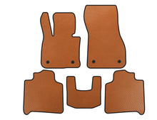 EVA floor mats (For F46, 2 rows, Orange) for BMW 2 series Active Tourer F45/46 2014-2021 - image 1