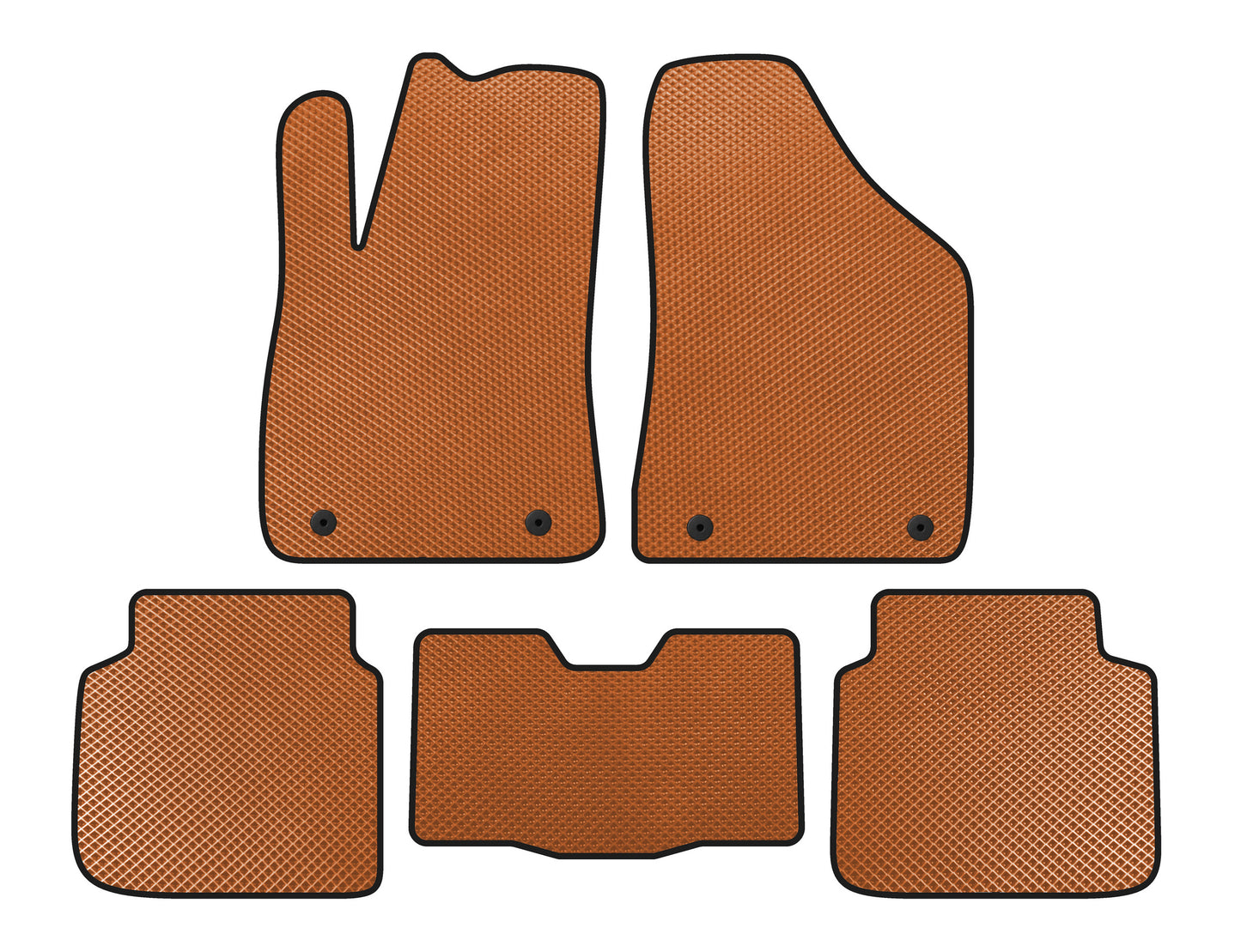 EVA Floor Mats (Orange) for MG 350 2010-2016 - image 1