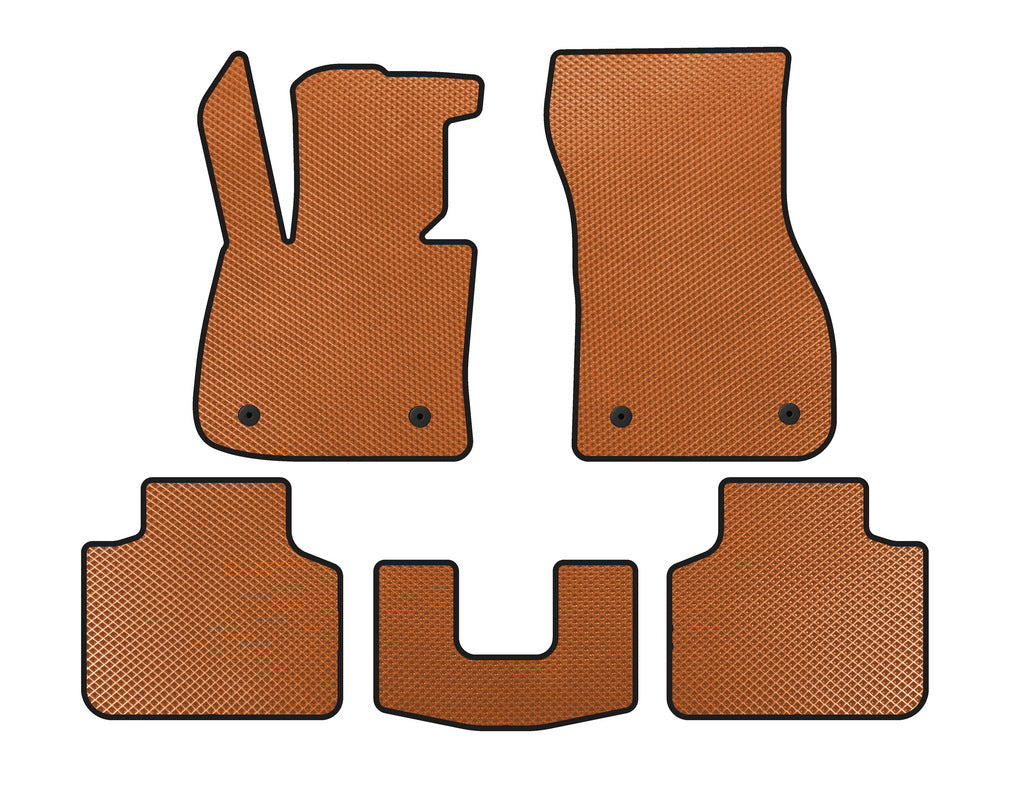 EVA Floor Mats (for F45, Orange) for BMW 2 Series Active Tourer F45/46 2014-2021 - image 1