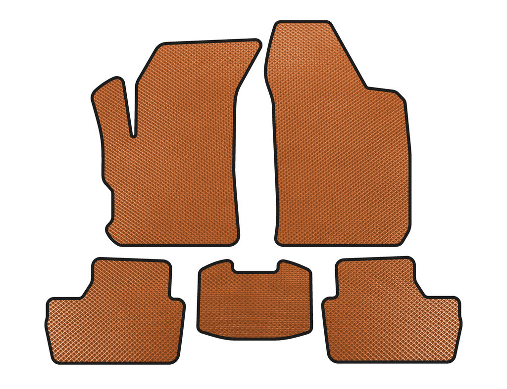 EVA Floor Mats (Orange) for Chery Beat 2009-2015 - image 1