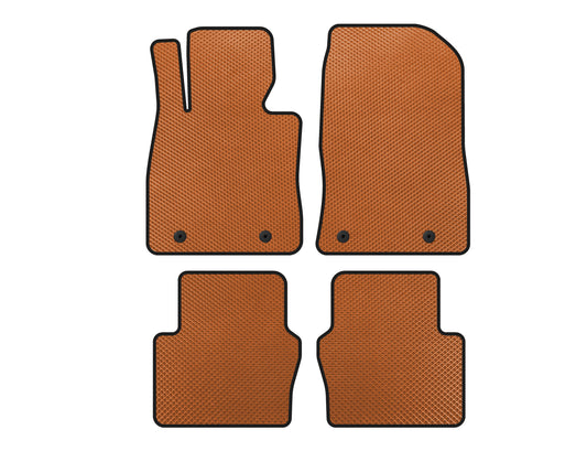 EVA Floor Mats (Electro, 2017-2020, SD, Orange) for Toyota Yaris 2010-2020 - image 1