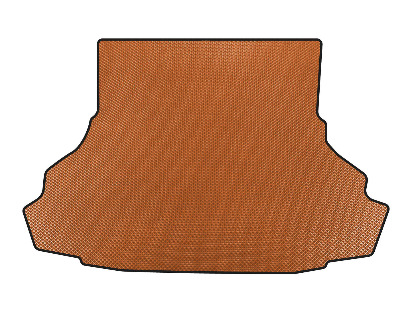 Trunk mat (2015-2017, Convertible, USA, Orange) for Ford Mustang 2015-2023 - image 1