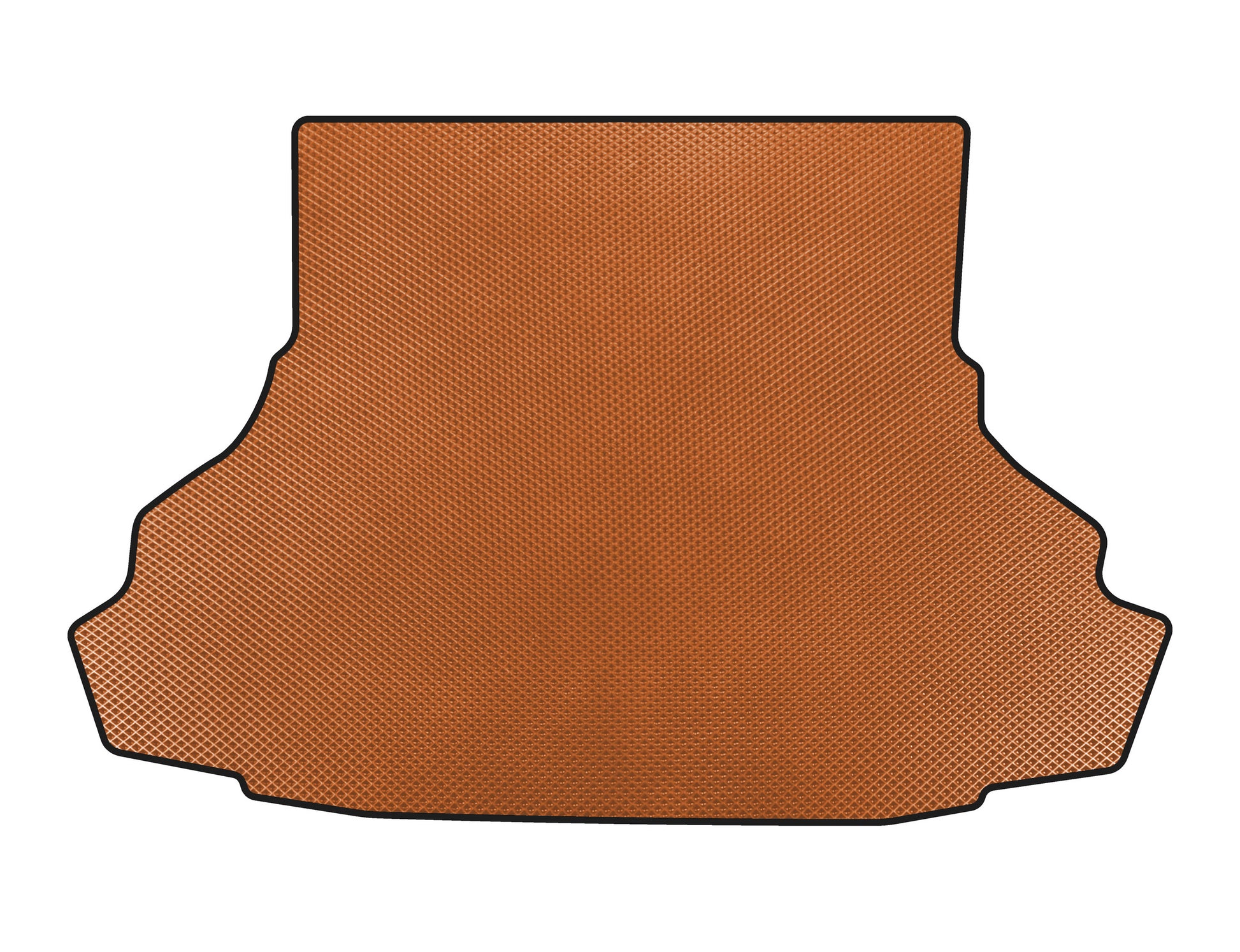 Trunk mat (2015-2017, Convertible, USA, Orange) for Ford Mustang 2015-2023 - image 1