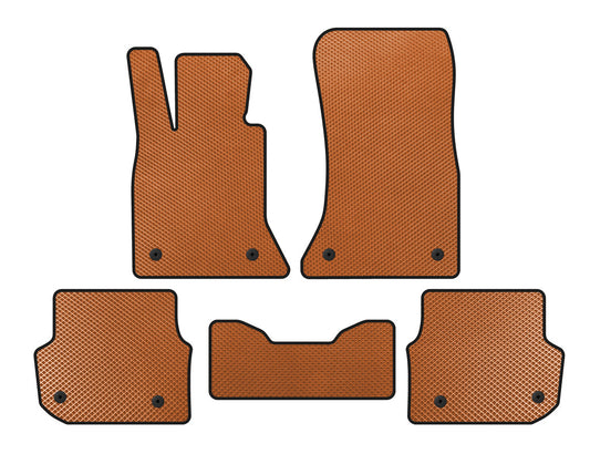 EVA mats (for F-11, Orange) for BMW 5 series F-10/11/07 2010-2016 - image 1