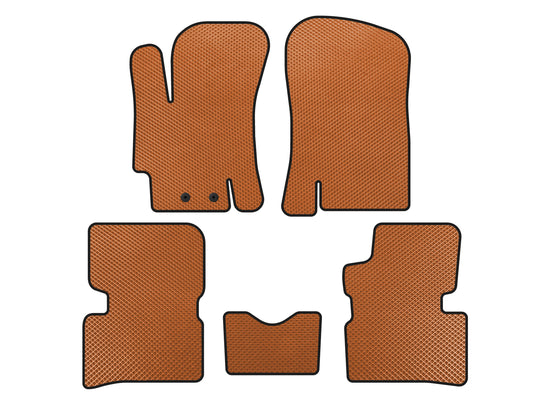 EVA Floor Mats (SD, Orange) for Hyundai Accent 2006-2010 - image 1