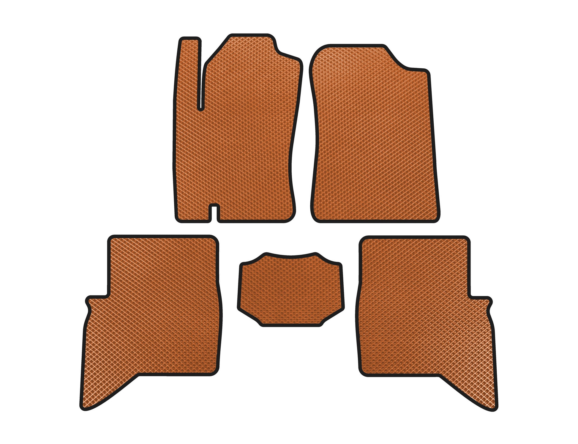 EVA Floor Mats (Orange) for Daihatsu Terios 2006-2017 - image 1