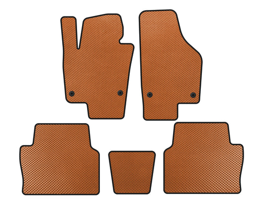 EVA Floor Mats (2 Rows, Orange) for Seat Alhambra 2010- - image 1
