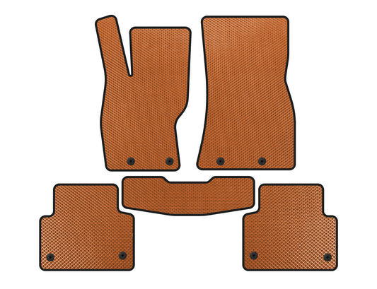 EVA floor mats (2011-2016, SD, Orange) for Jaguar XF 2009-2016 - image 1
