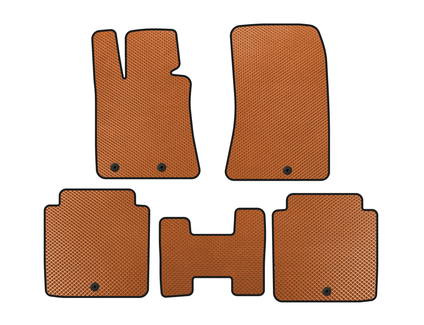 EVA Floor Mats (Orange) for Hyundai Equus 2009-2016 - image 1