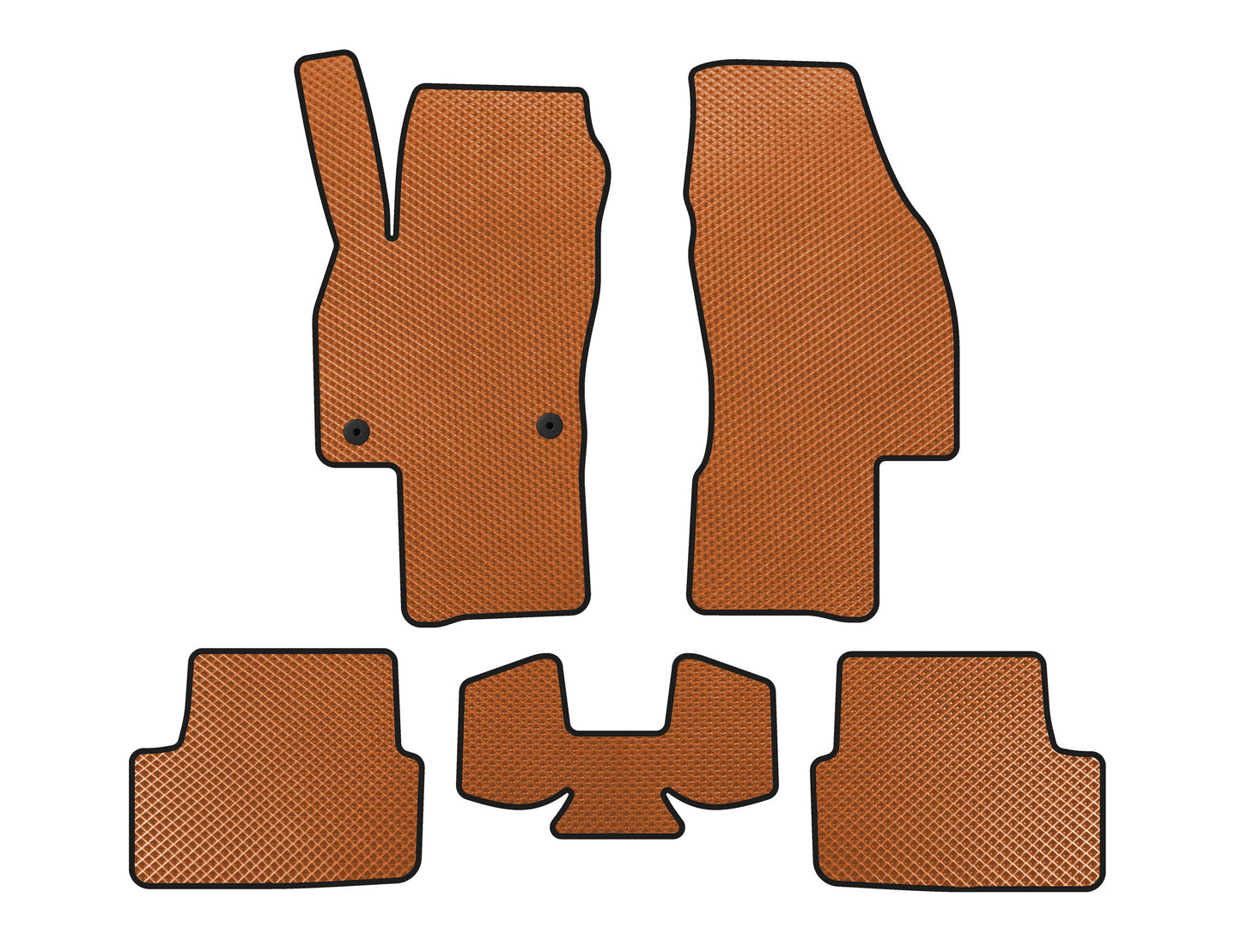 EVA Floor Mats (Orange) for Seat Arona 2017- - image 1