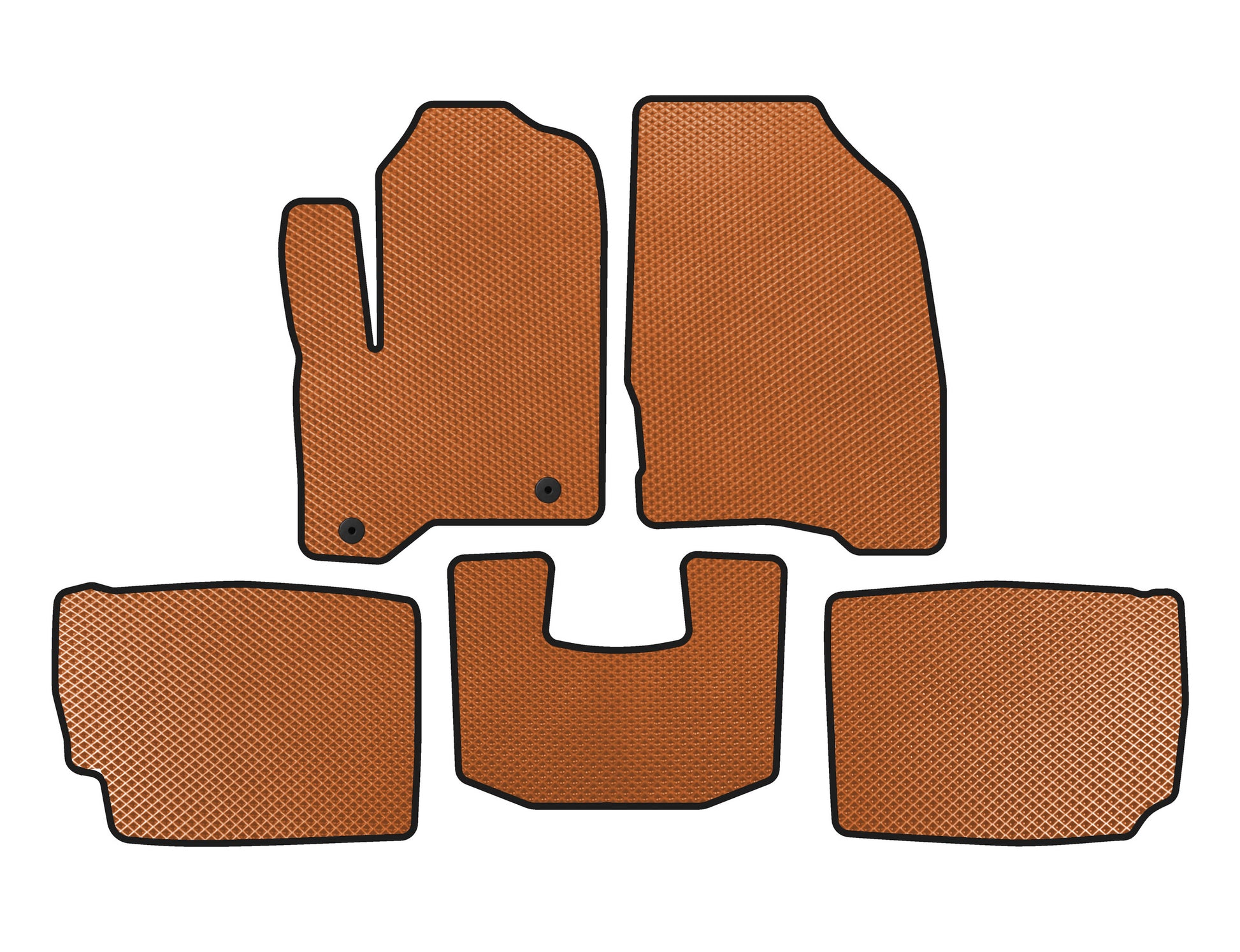 EVA Floor Mats (2010-2012, Orange) for Ford Taurus 2010-2019 - image 1