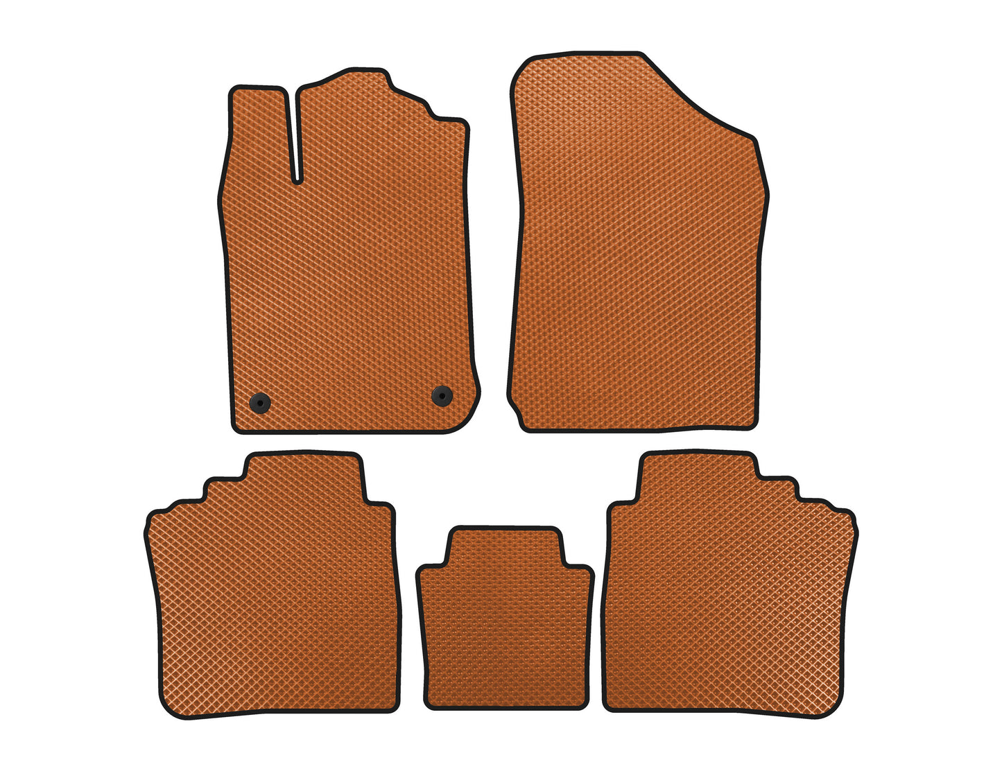 EVA Floor Mats (Orange) for Toyota Avalon 2012-2018 - image 1