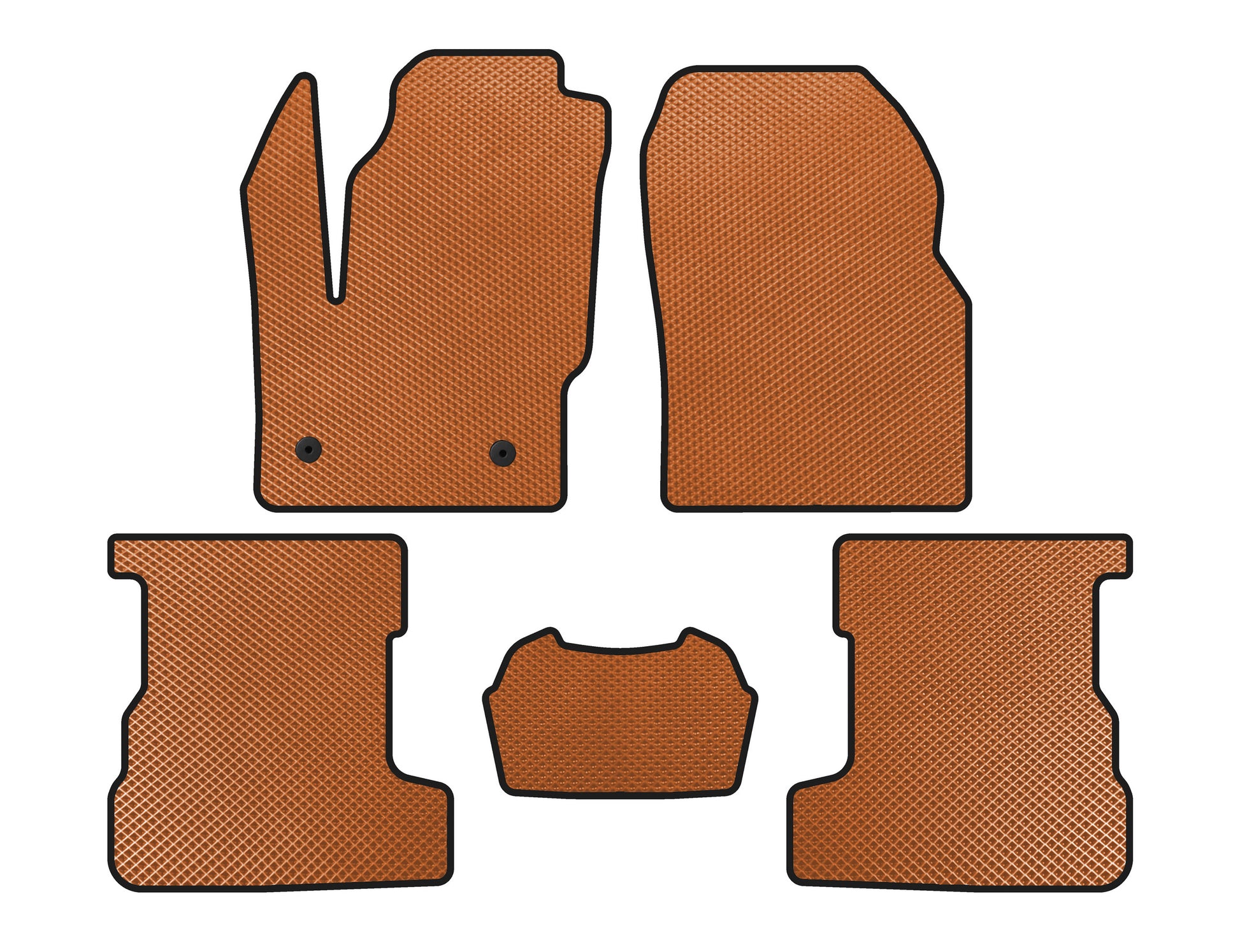 EVA Floor Mats (Orange) for Lincoln MKC 2015- - image 1