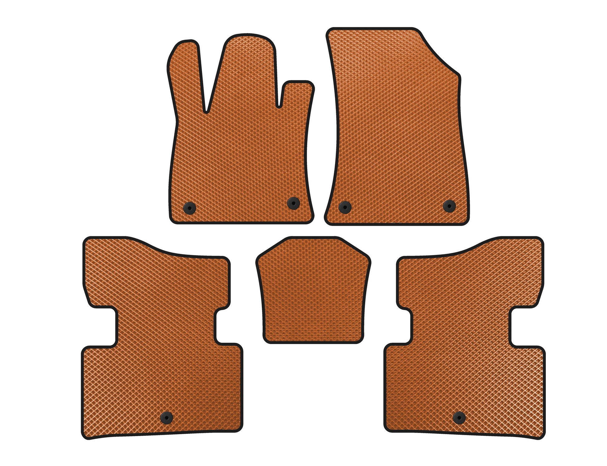 EVA Floor Mats (Orange) for Infiniti QX50 2018- - image 1