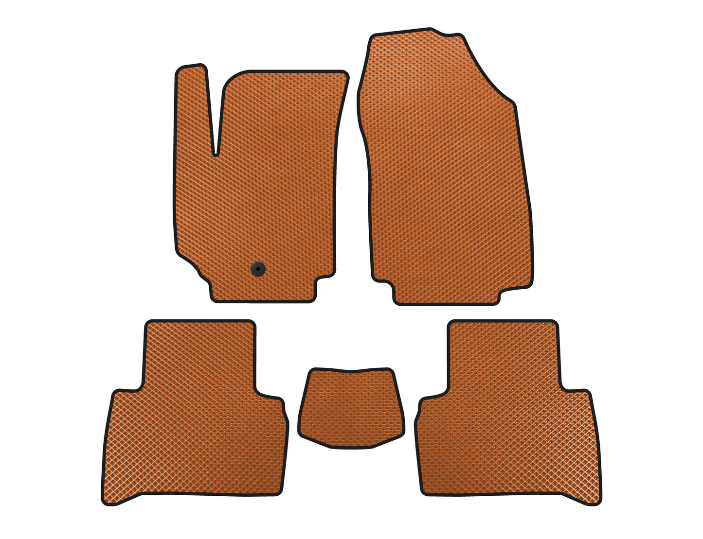 EVA Floor Mats (2007-2010, SW, Orange) for Fiat Croma 2005-2010 - image 1