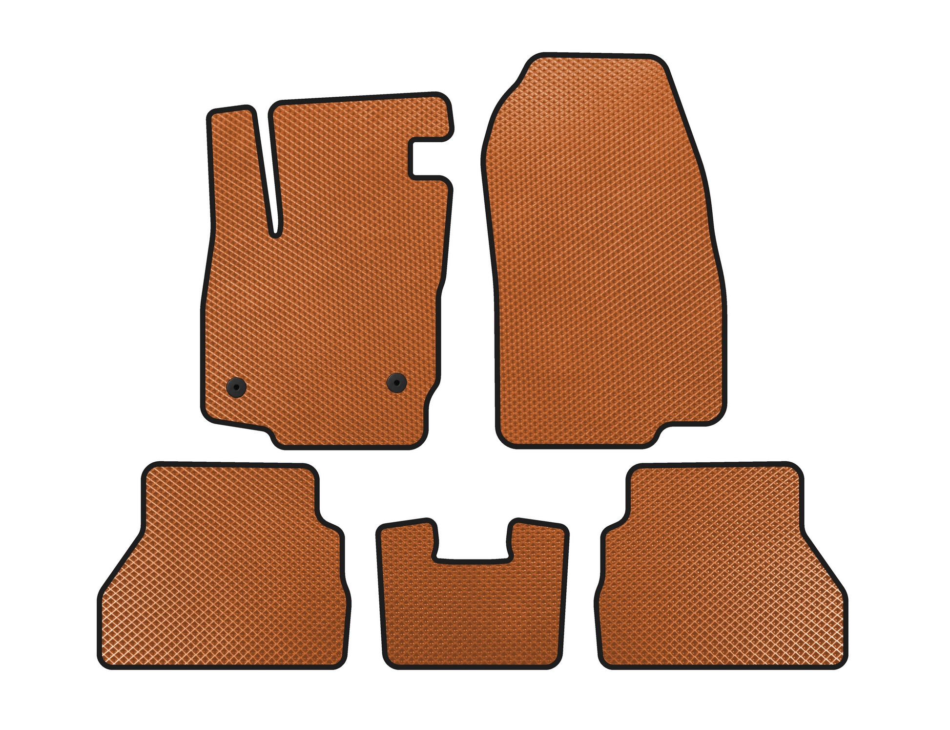 EVA Floor Mats (Orange) for Ford B-Max 2012-2017 - image 1