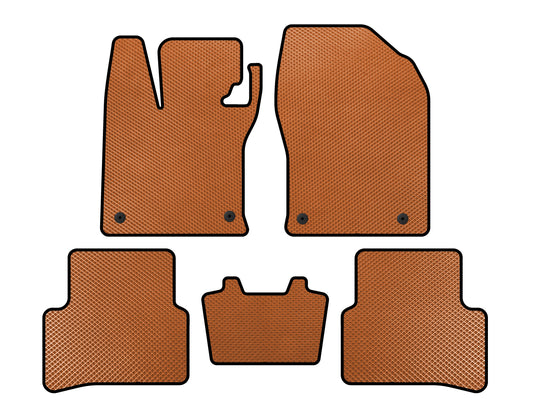 EVA Floor Mats (Hybrid, Orange) for Lexus UX 2018- - image 1