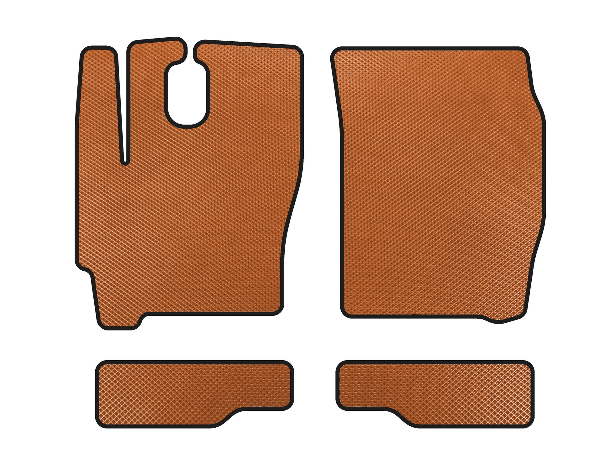 EVA Floor Mats (Orange) for Iveco Eurocargo 2002-2008 - image 1