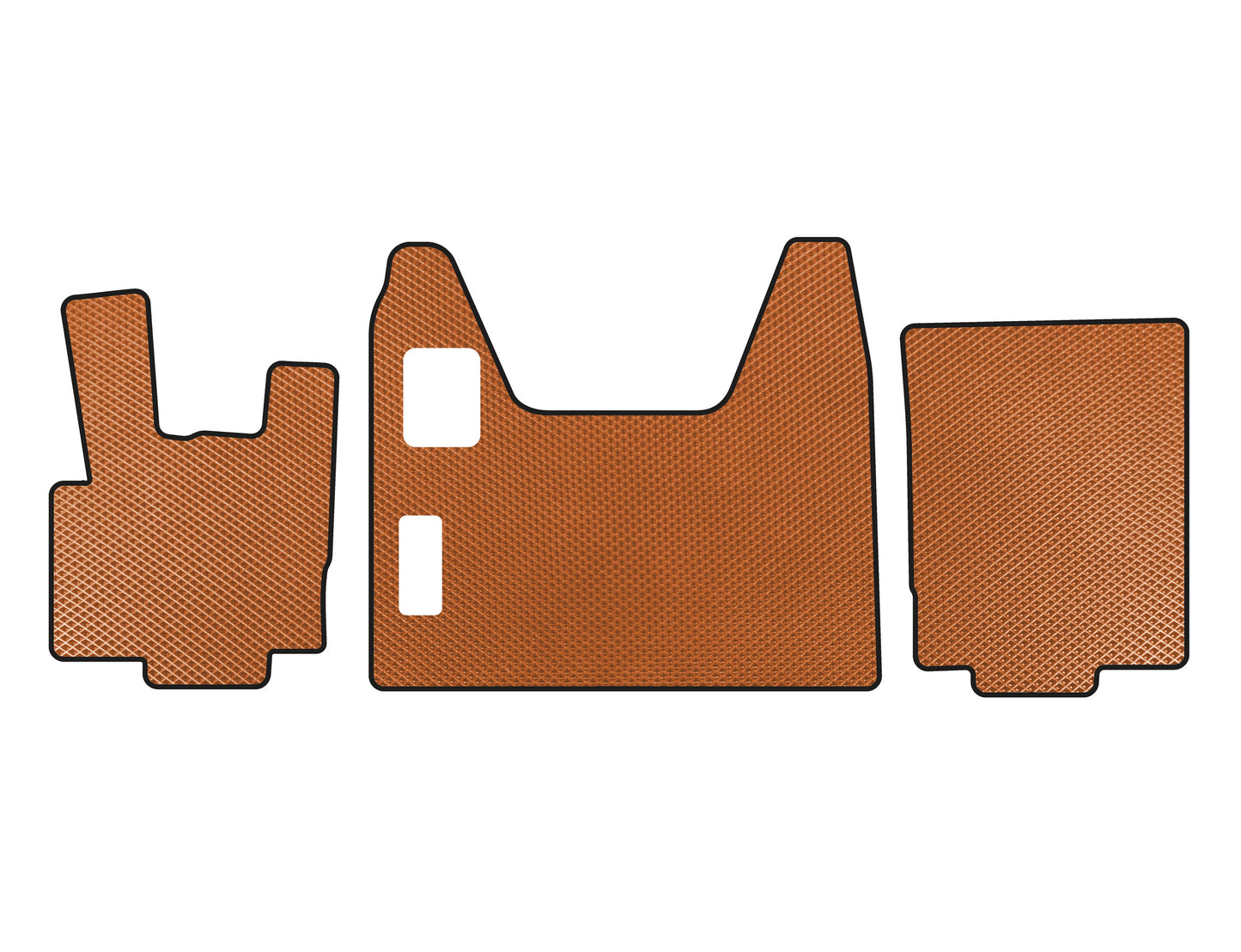 EVA Floor Mats (Orange) for DAF XF95 2002-2006 - image 1