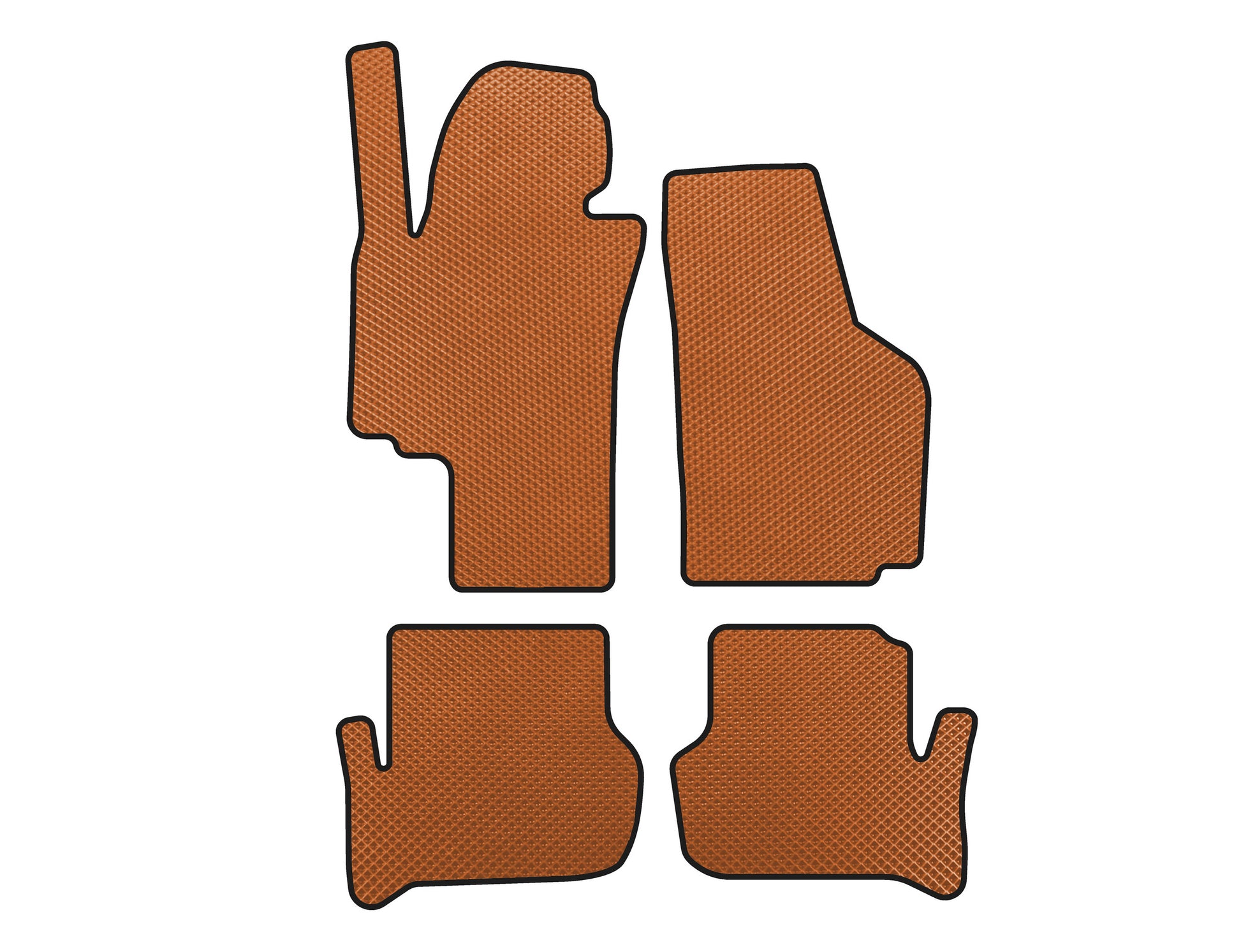 EVA Floor Mats (Orange) for Seat Toledo 2005-2012 - image 1
