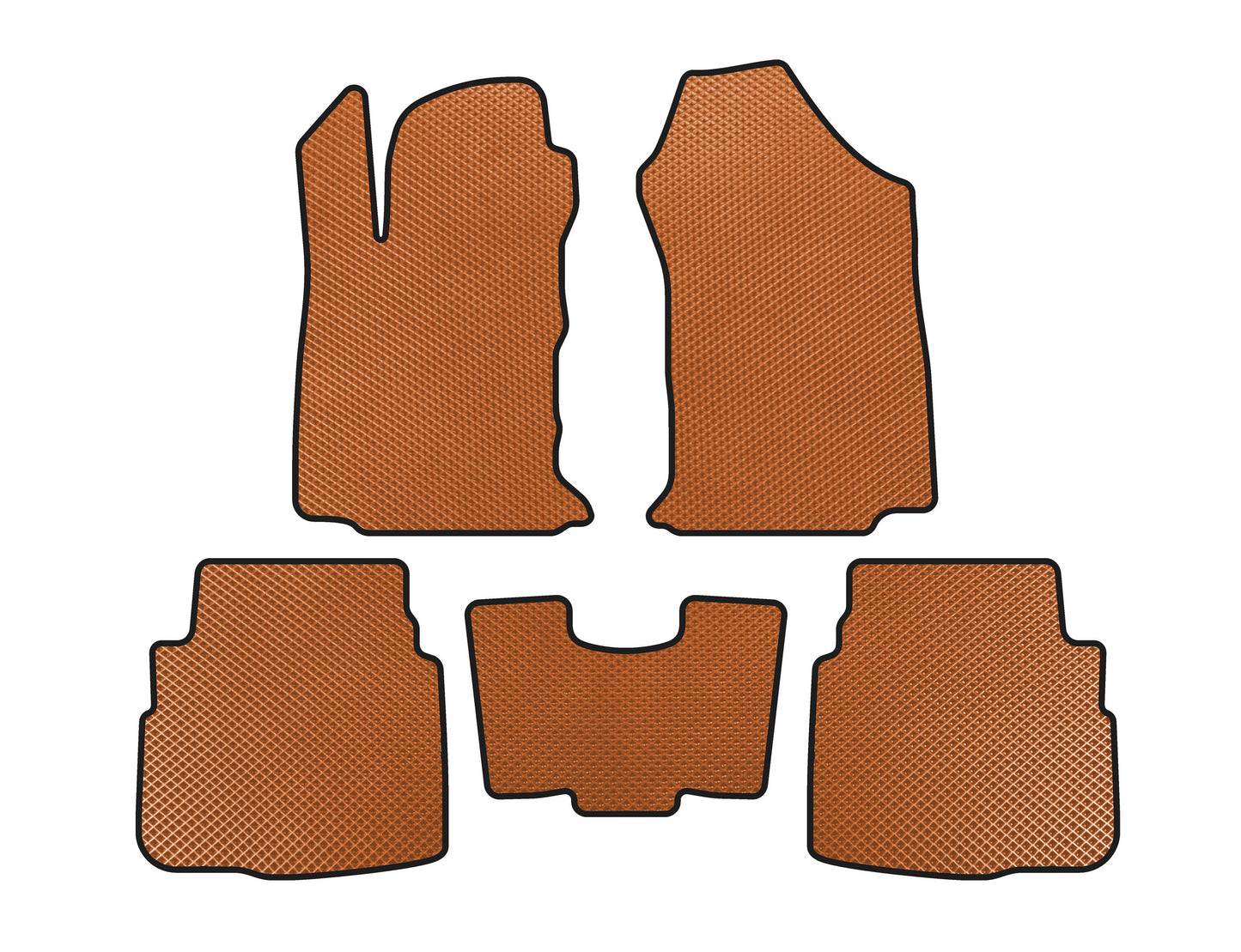 EVA Floor Mats (Orange) for Subaru Outback 2019- - image 1