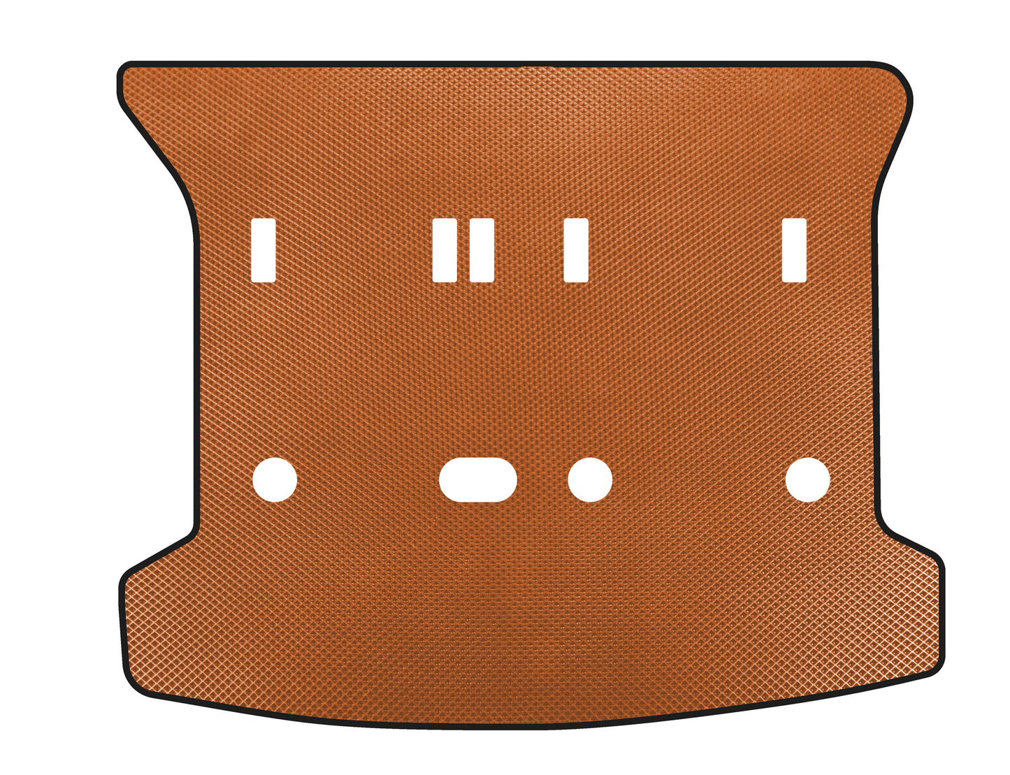 Trunk Mat EVA (SW, Orange) for Peugeot 307 2001-2008 - image 1