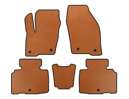 EVA Floor Mats (Orange) for Lincoln MKX 2015- - image 1