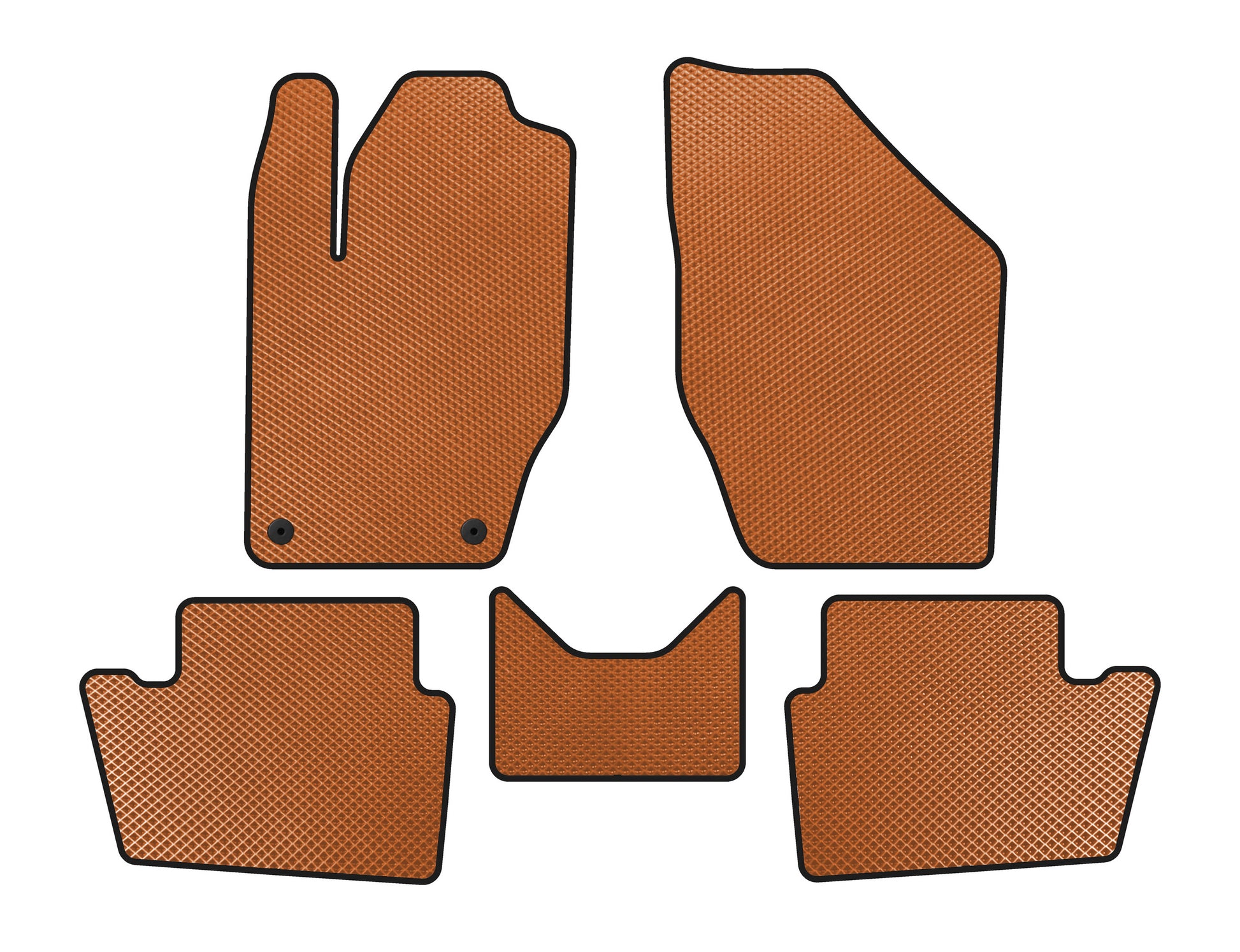 EVA Floor Mats (Orange) for Peugeot 408 2010-2018 - image 1