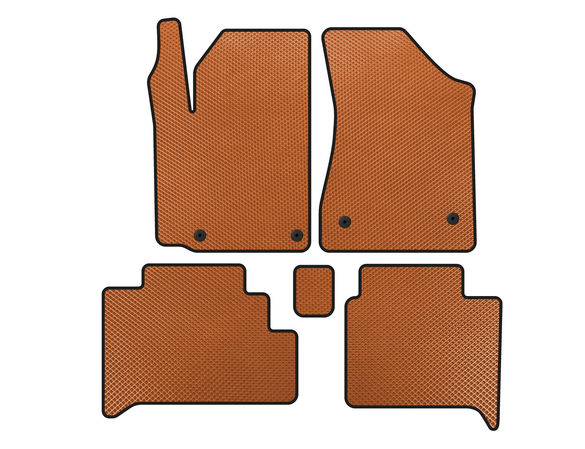 EVA Floor Mats (HB, Orange) for Geely GC-5 2010-2015 - image 1