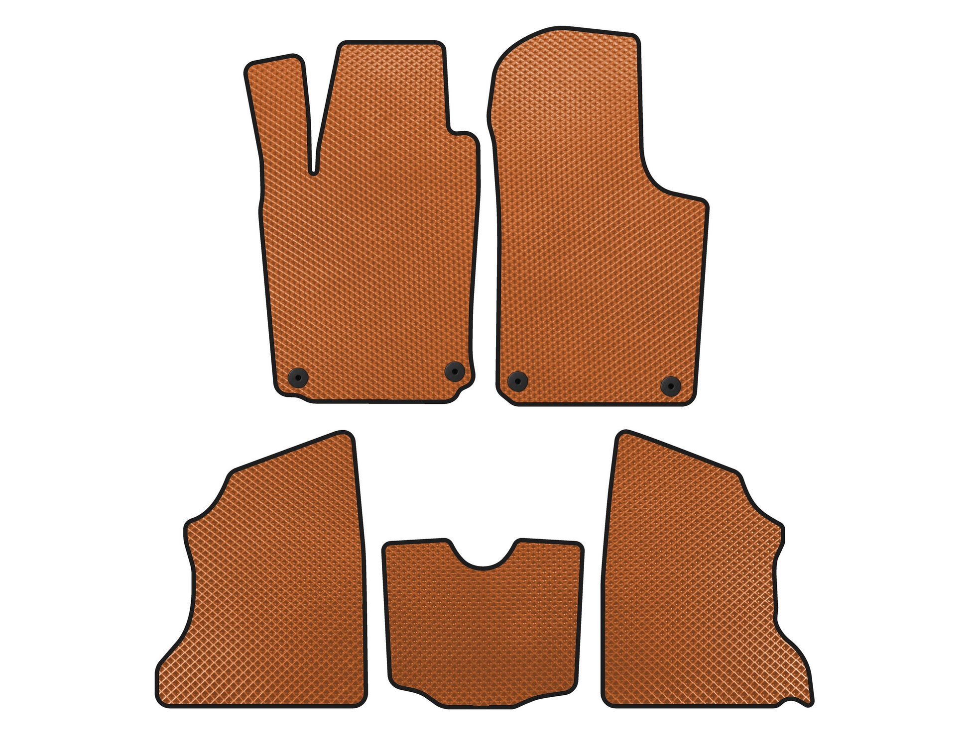 EVA Floor Mats (Orange) for Opel Combo 2002-2012 - image 1