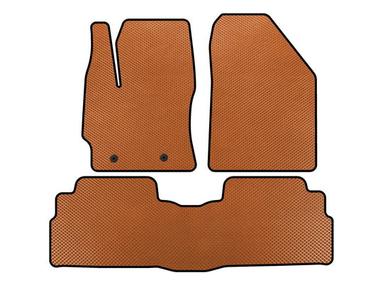 EVA Floor Mats (2 Rows, 7-Seater, Orange) for Toyota Verso 2009–2018 - image 1