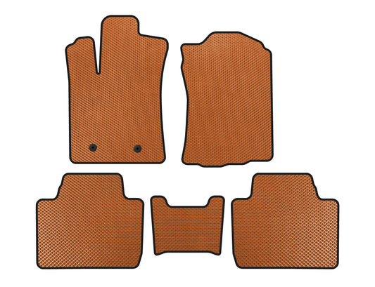 EVA Floor Mats (Orange) for Toyota Tacoma 2015- - image 1