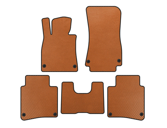 EVA floor mats (2017-2020, SD, Long base, Orange) for Mercedes S-class W222 - image 1
