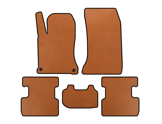 EVA Floor Mats (Orange) for Mercedes GLA X156 2014-2019 - image 1
