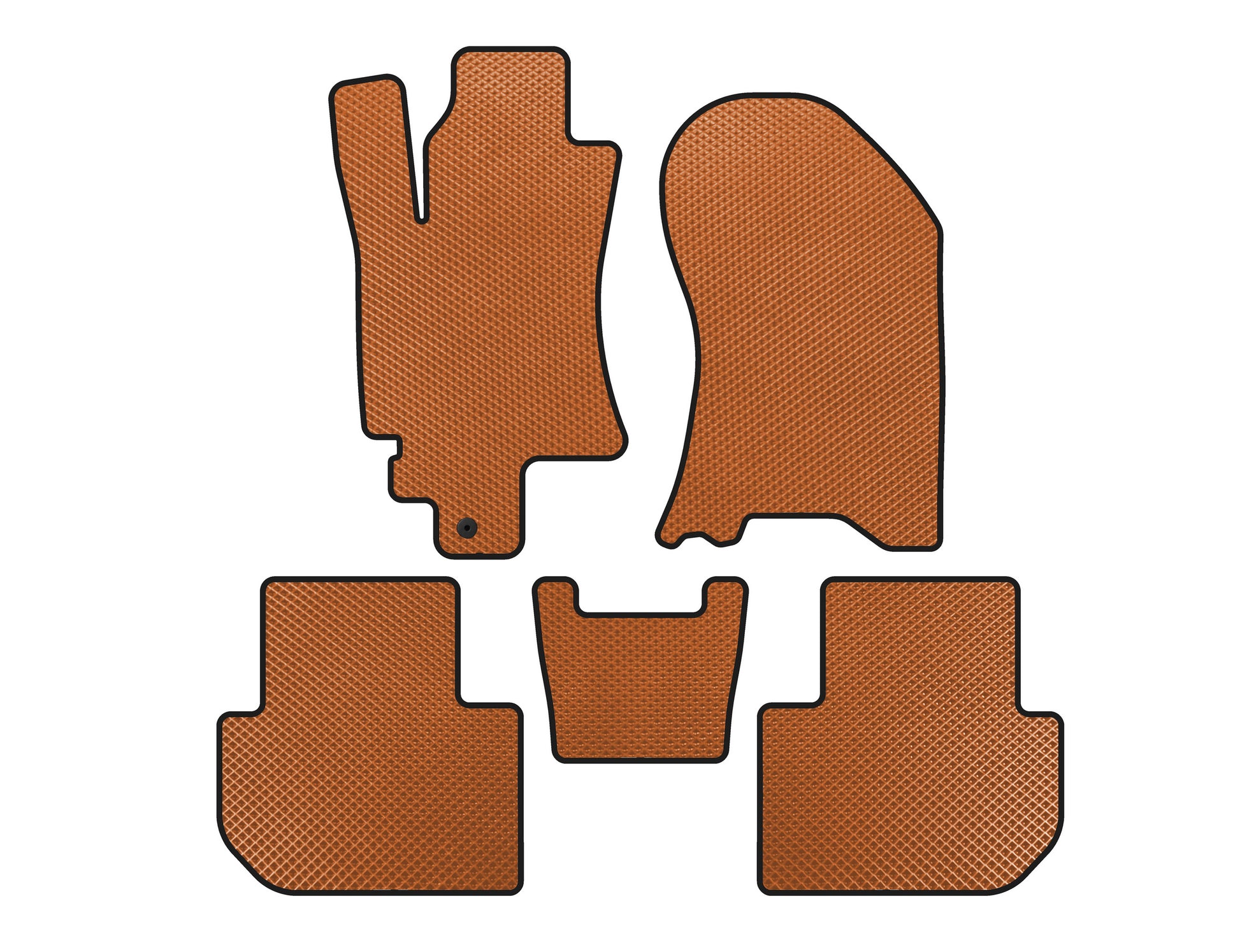 EVA Floor Mats (Orange) for Subaru Tribeca 2005-2014 - image 1