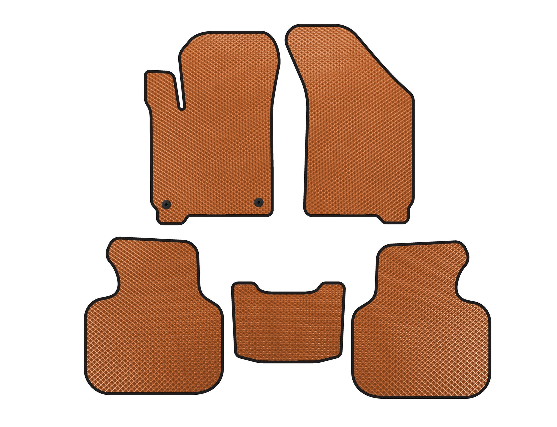 EVA Floor Mats (2008-2011, Orange) for Dodge Journey 2008-2020 - image 1
